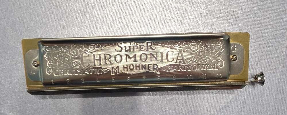 Hohner Super Chromonica 270 Key of G Chromatic Harmonica with Case